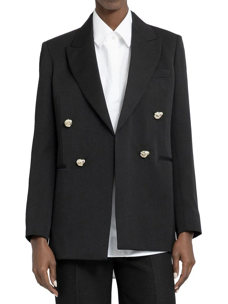 Black Virgin Wool Blazer alternative