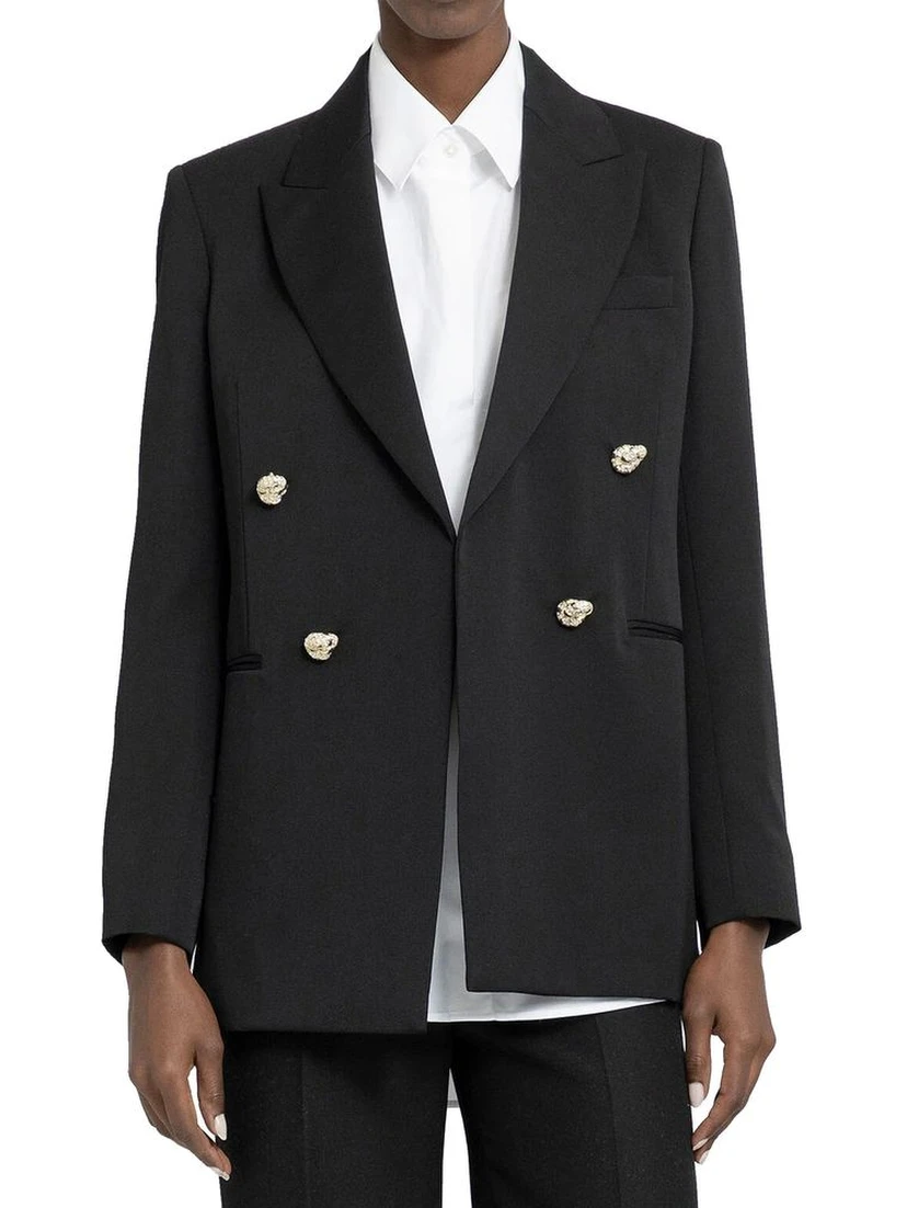Black Virgin Wool Blazer