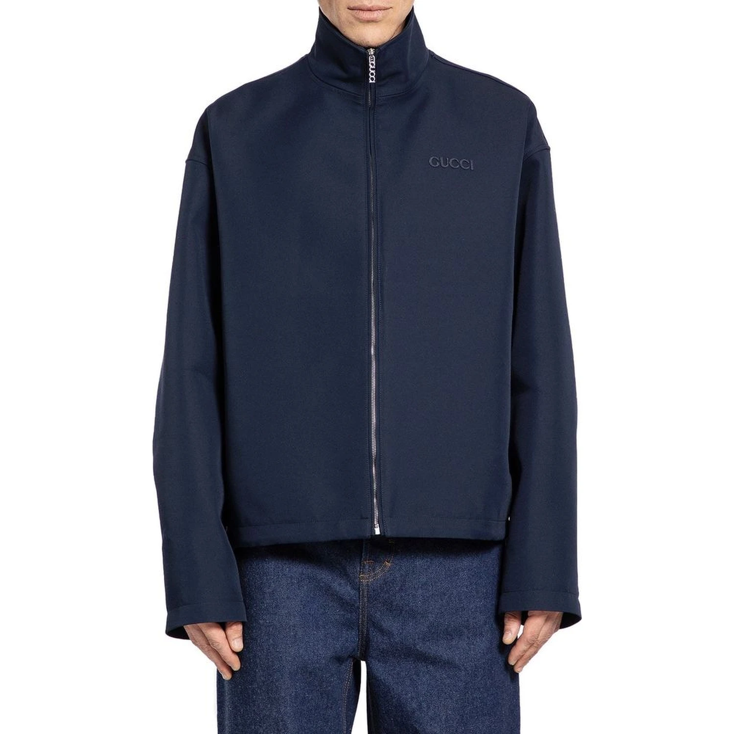 Blue Marabou Coat