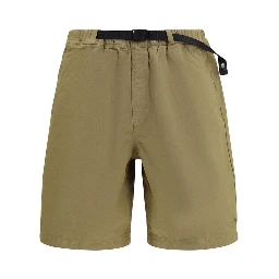 Bicolor Cotton Bermuda Shorts