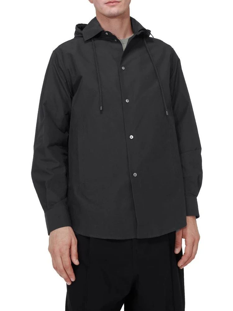 Black Cotton Shell Jacket alternative