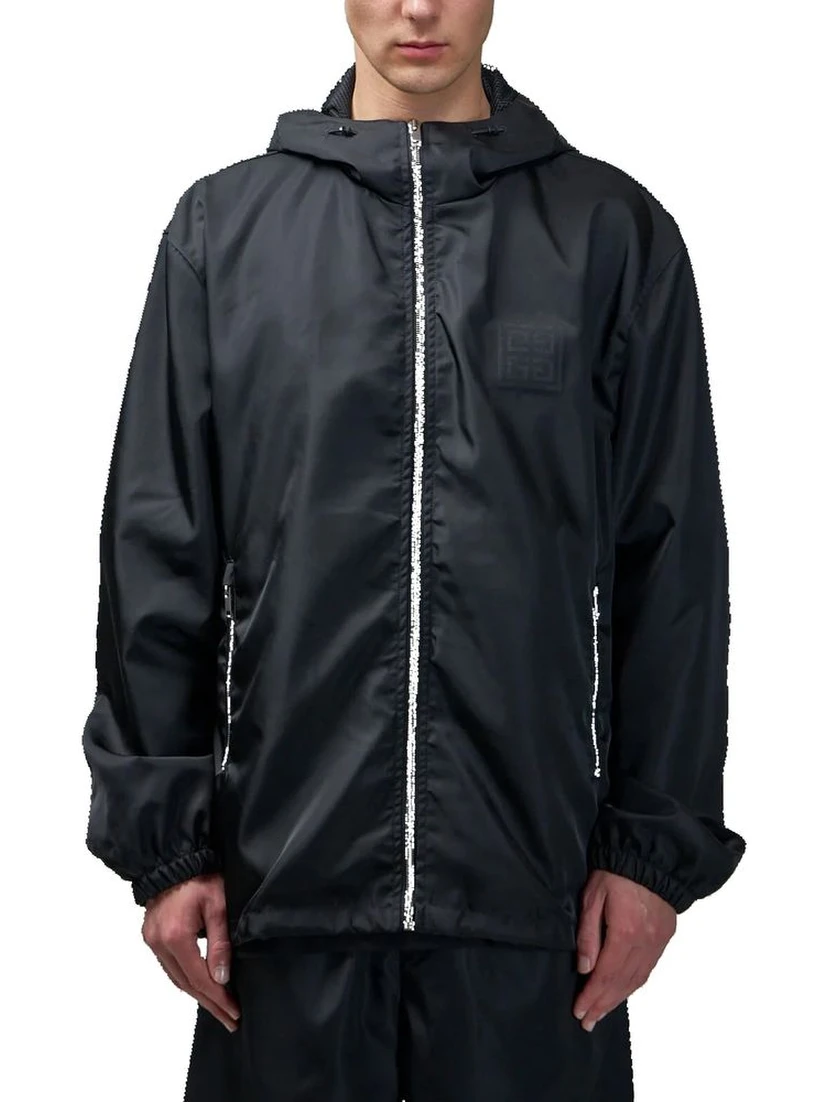 Black Nylon Shell Jacket