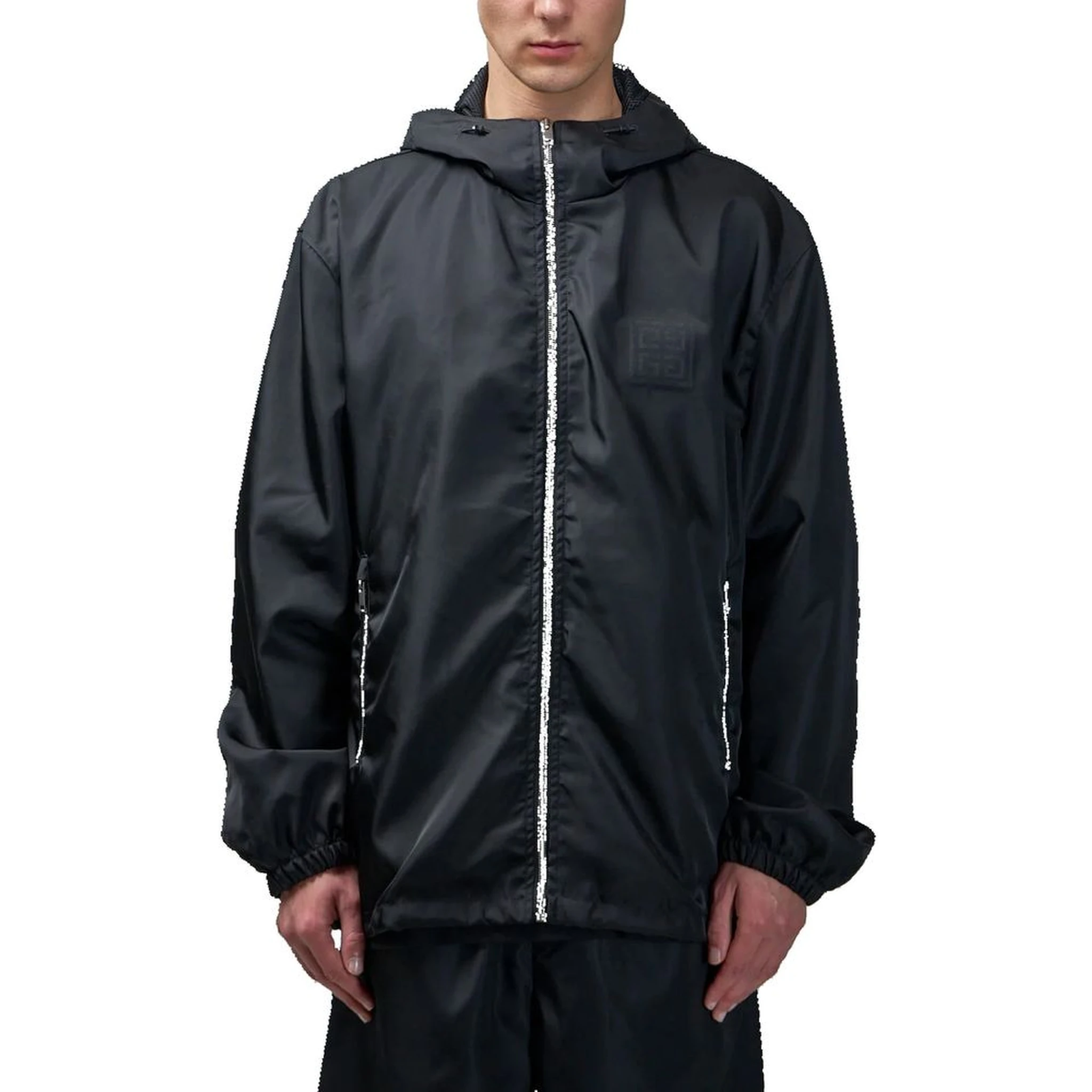 Black Nylon Shell Jacket