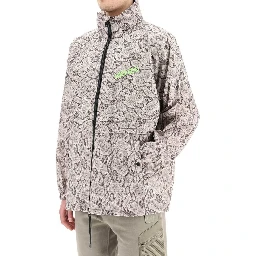 Beige Polyester Shell Jacket