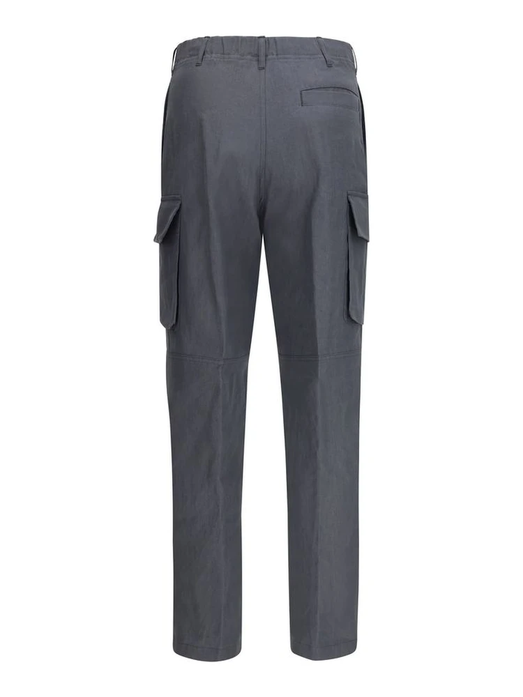 Gray Linen Cargo Pants alternative