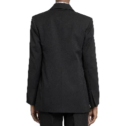 Black Virgin Wool Blazer