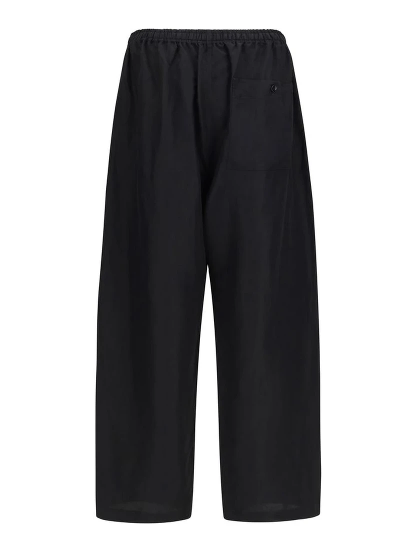 Black Linen Bottoms Sleepwear