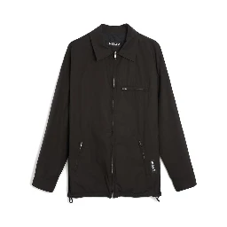 Black Cotton Shell Jacket