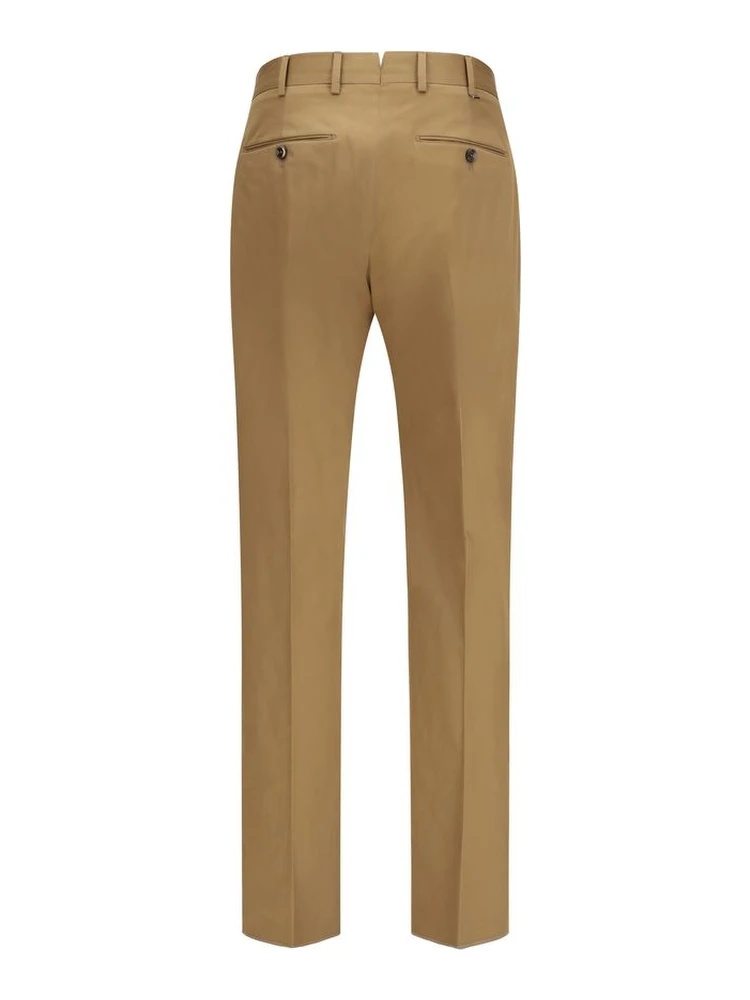 Brown Cotton Casual Pants alternative