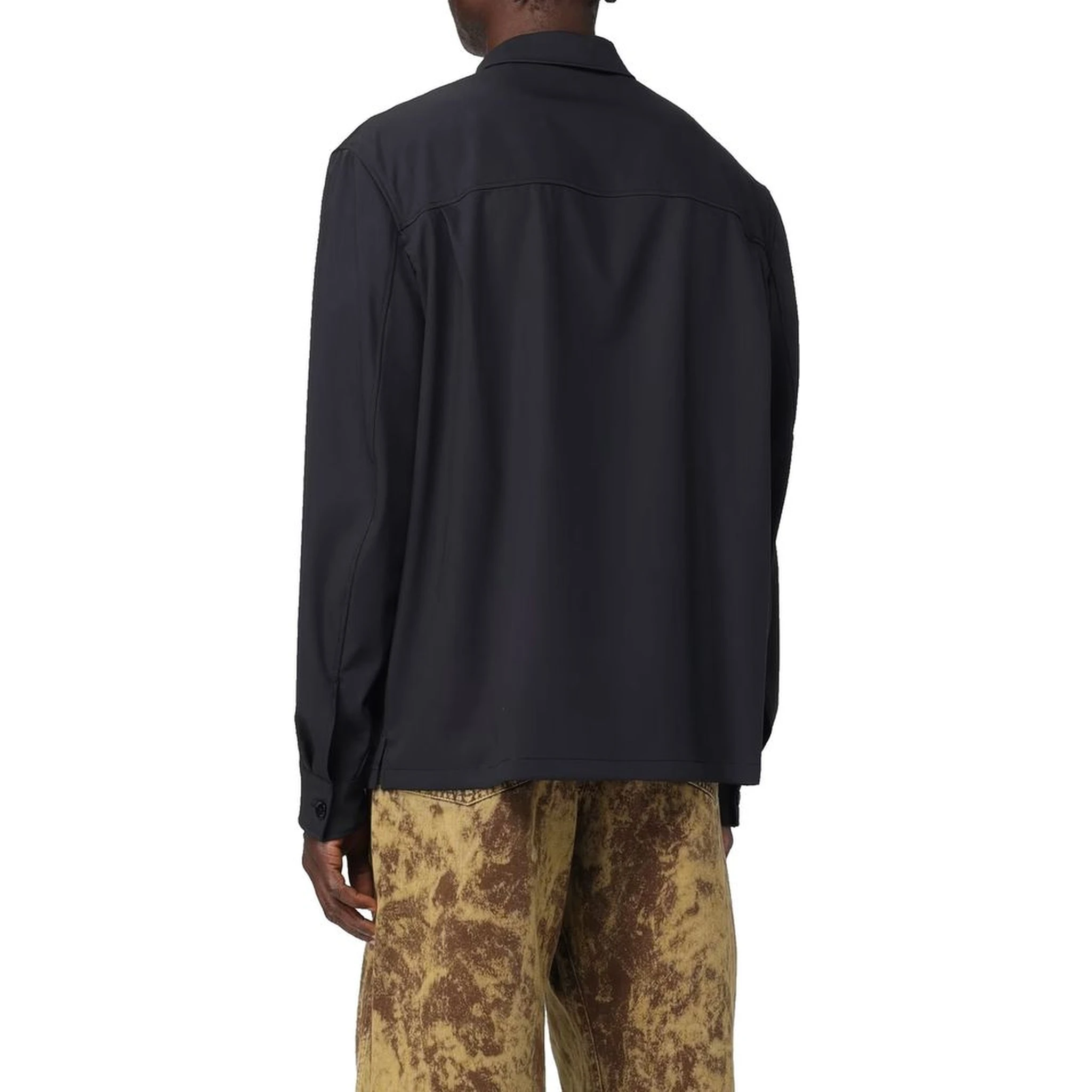 Black Virgin Wool Coat