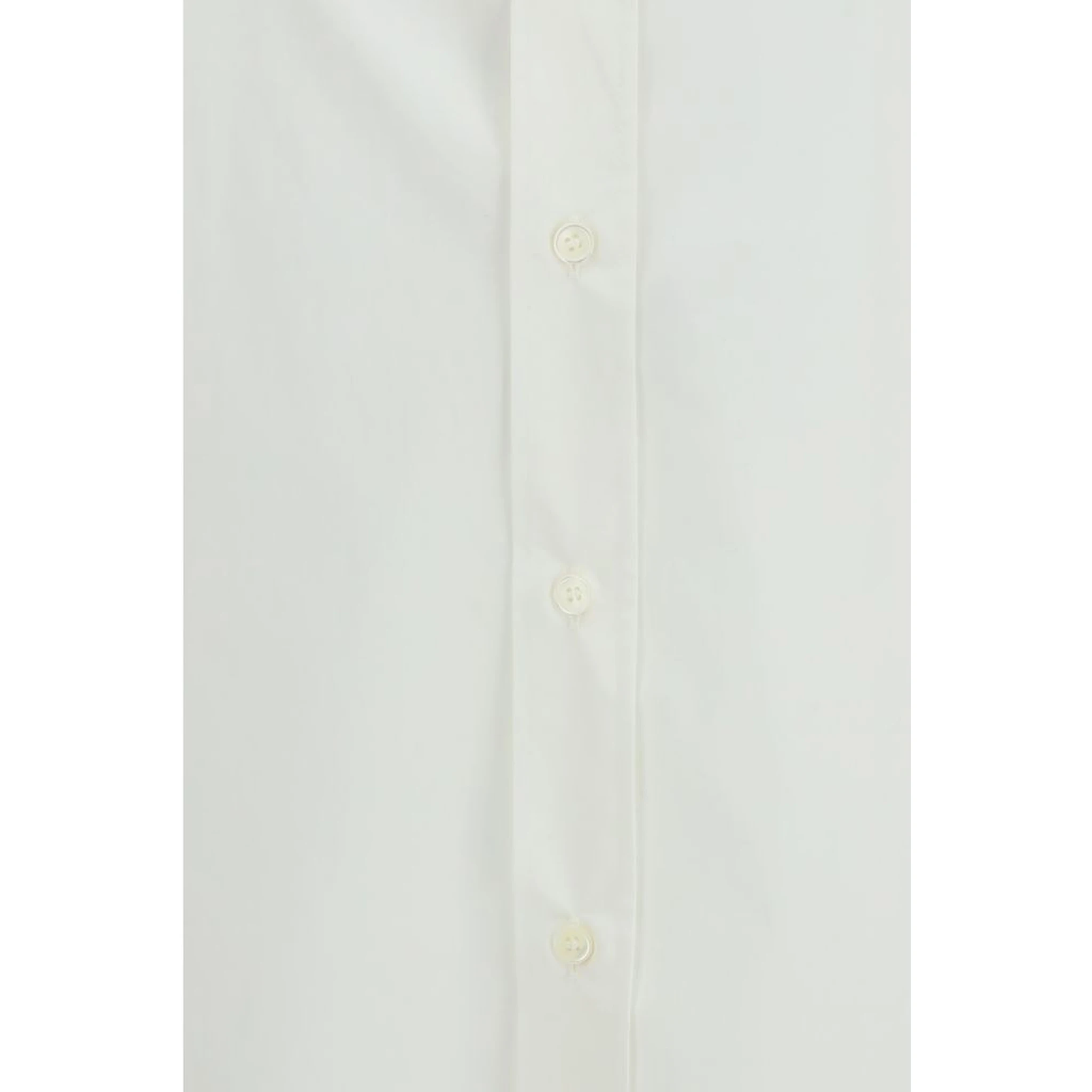 White Cotton Dress Shirt