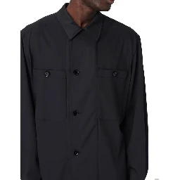 Black Virgin Wool Coat