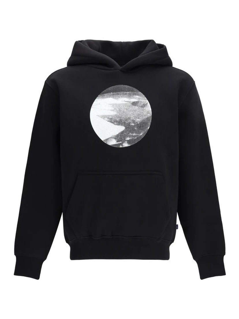 Black Cotton Sweatshirt