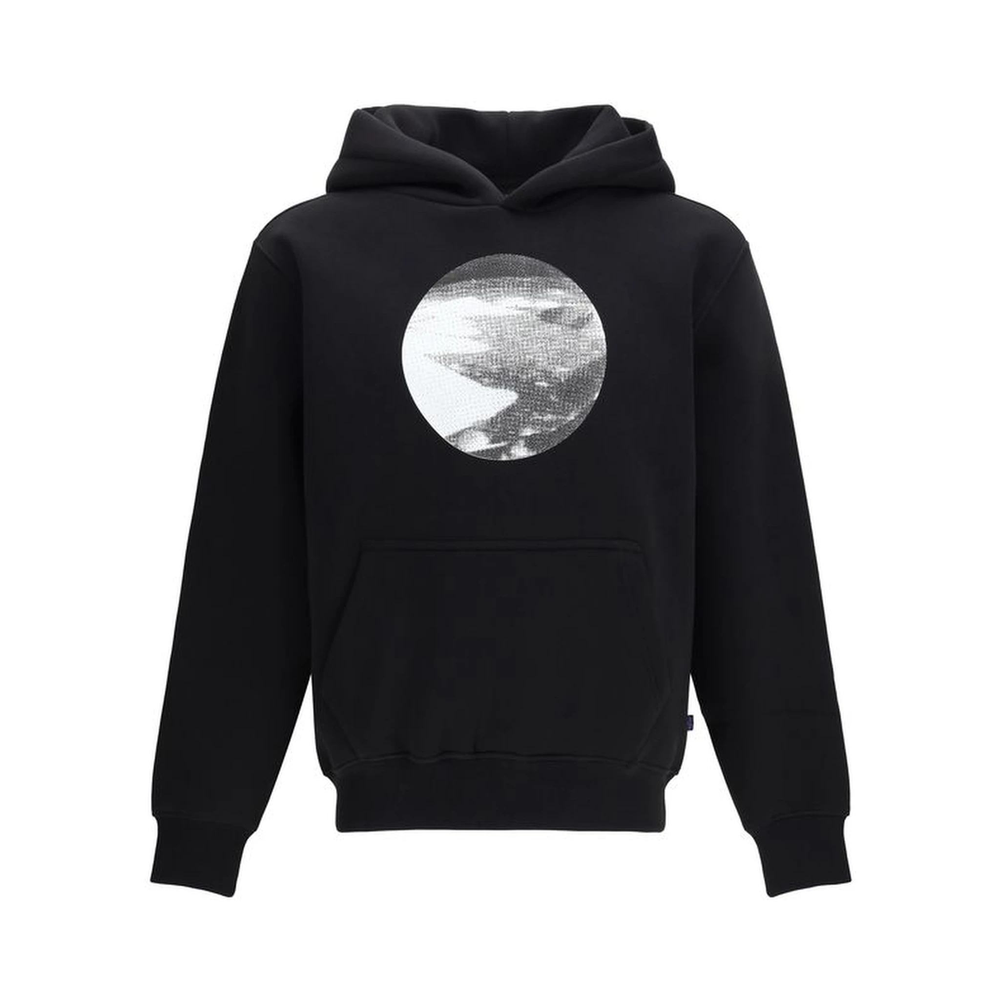 Black Cotton Sweatshirt