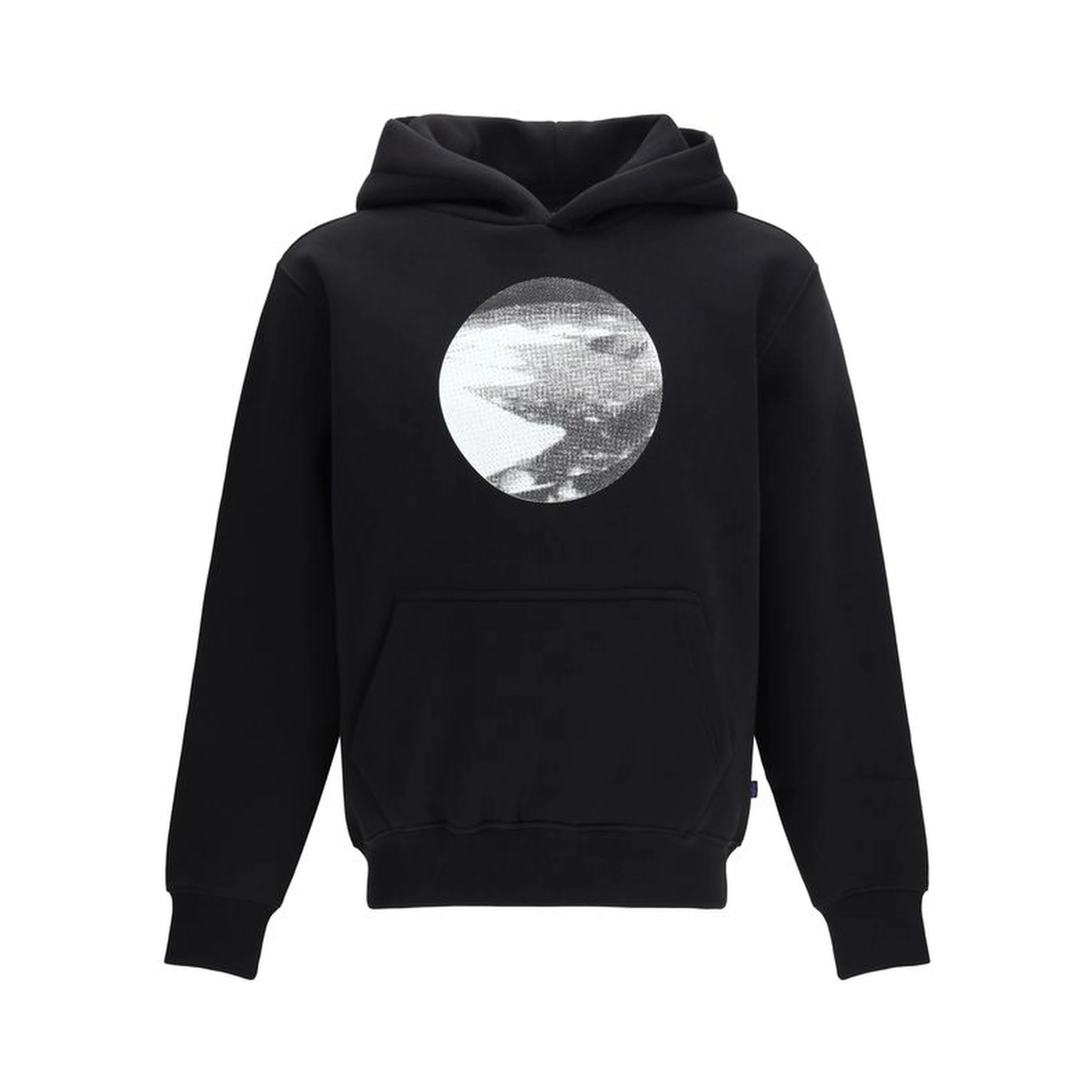 Black Cotton Sweatshirt