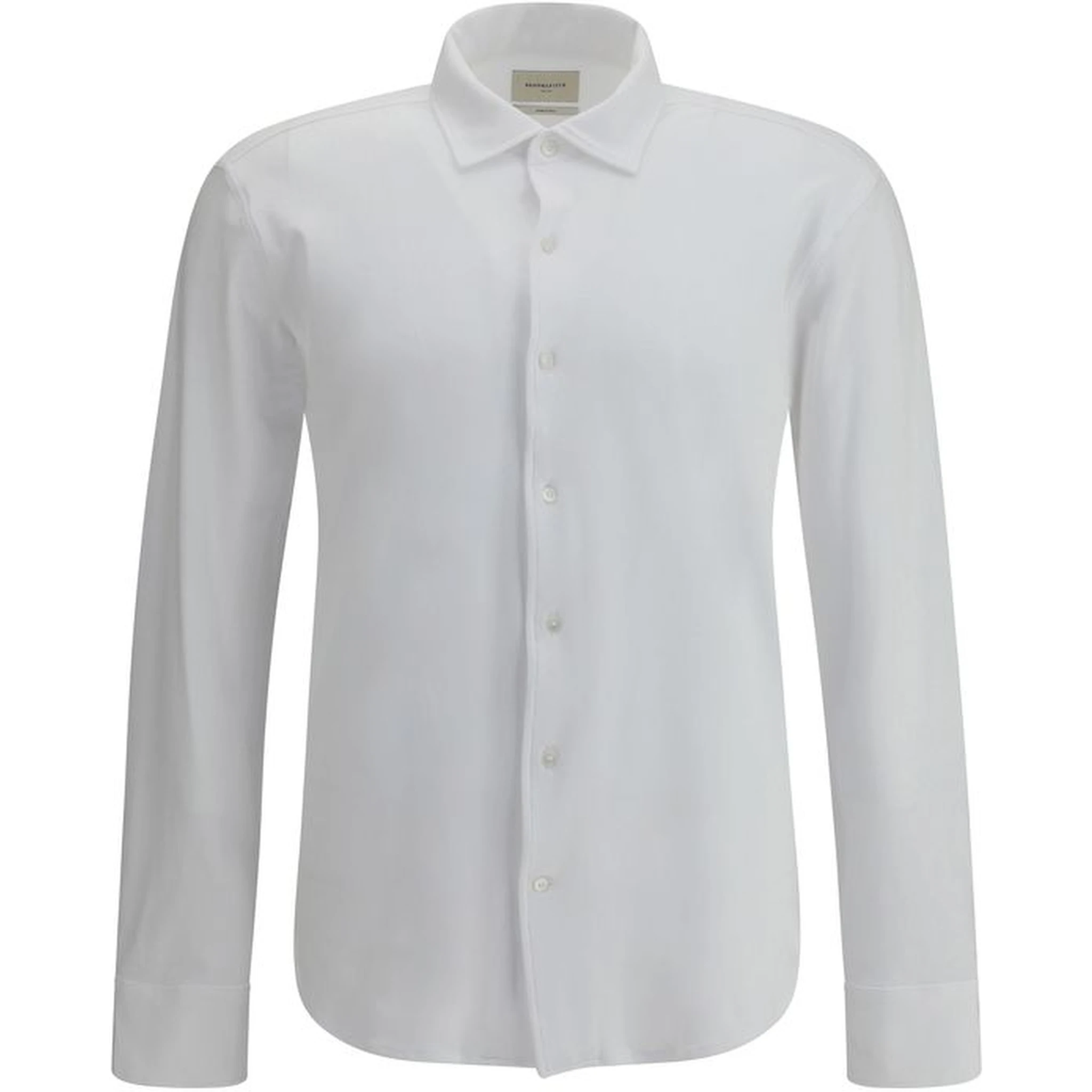 White Cotton Polo Shirt