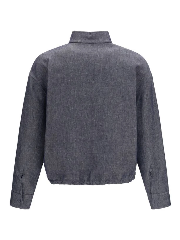 Blue Linen Denim Jacket alternative