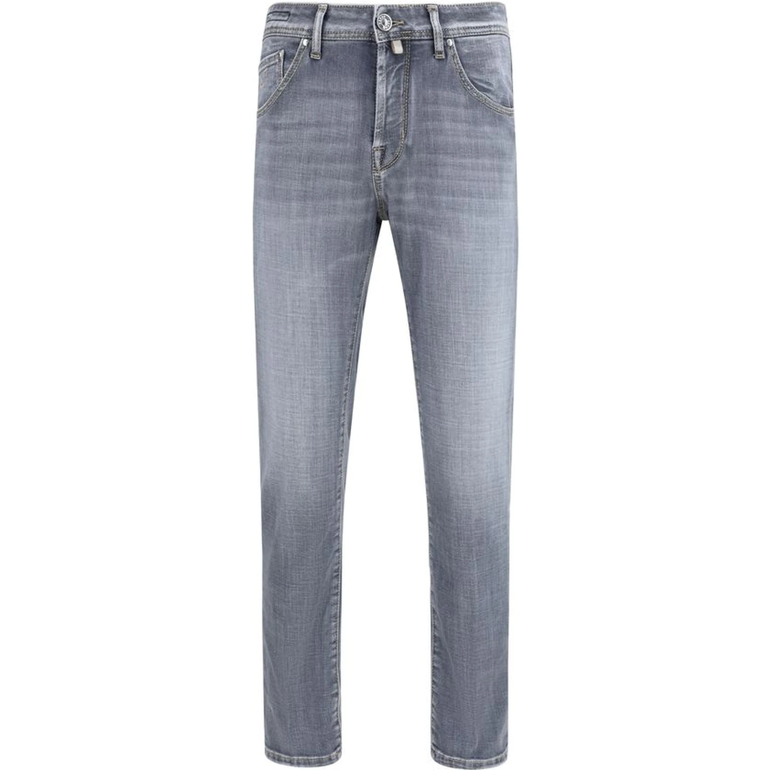 Blue Cotton Slim Fit Jeans