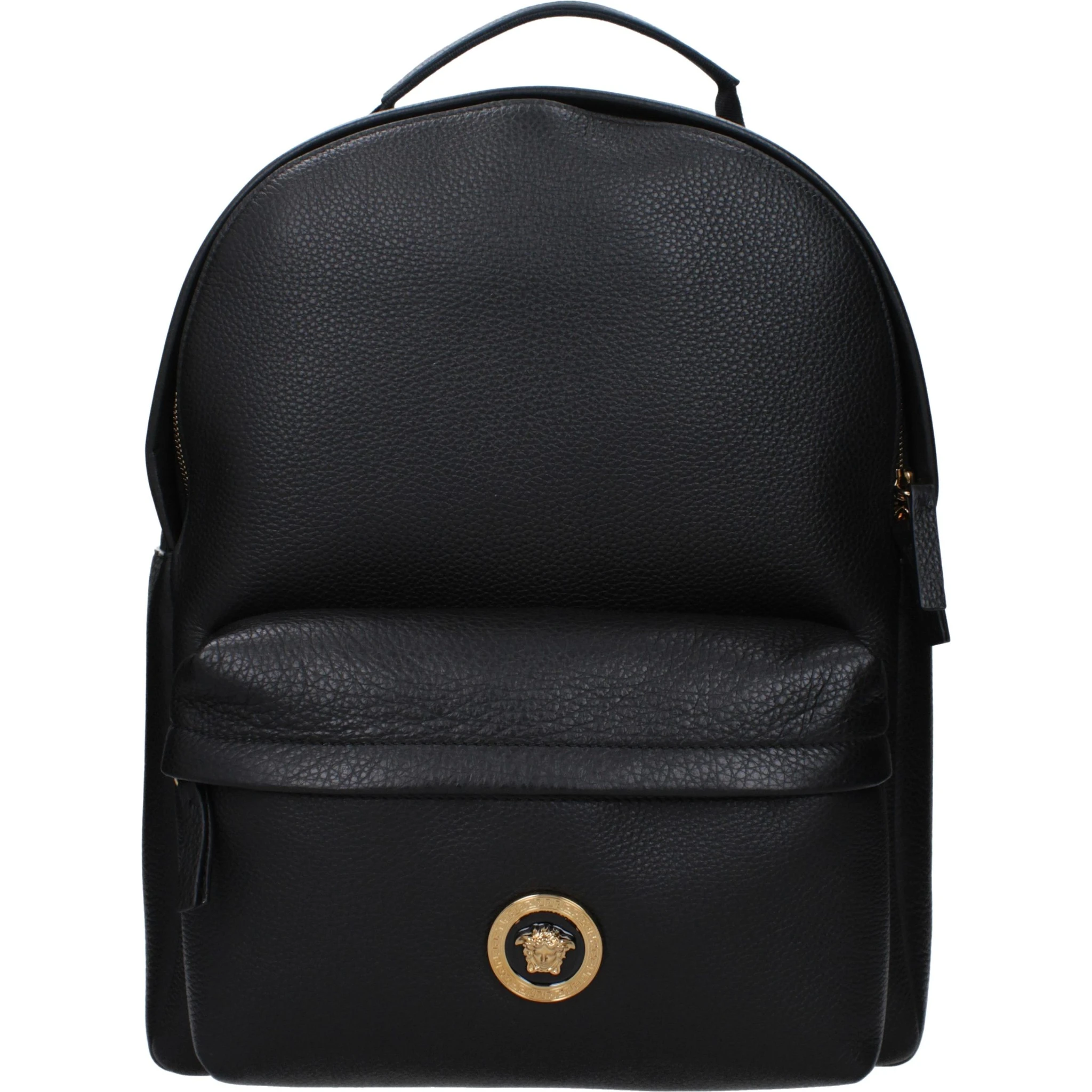 حقيبة ظهر جلدية سوداء