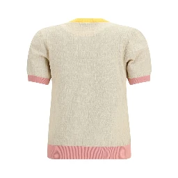 Beige Cotton Sweatshirt