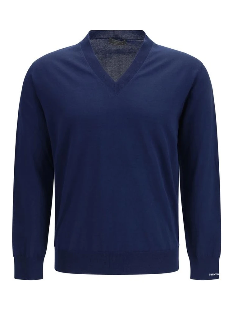 Blue Cotton Sweatshirt