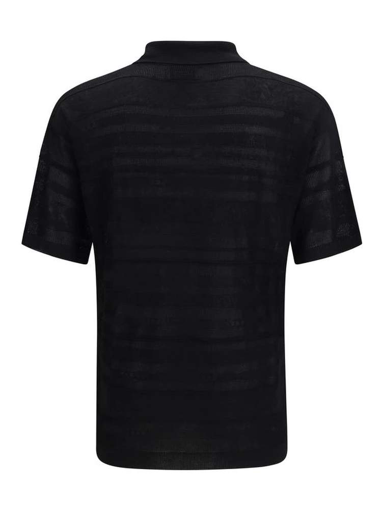 Black Cotton Polo Shirt alternative