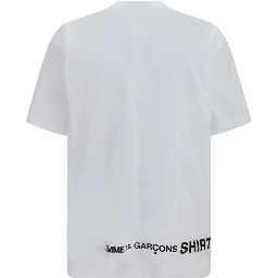 تي شيرت قطني أبيض