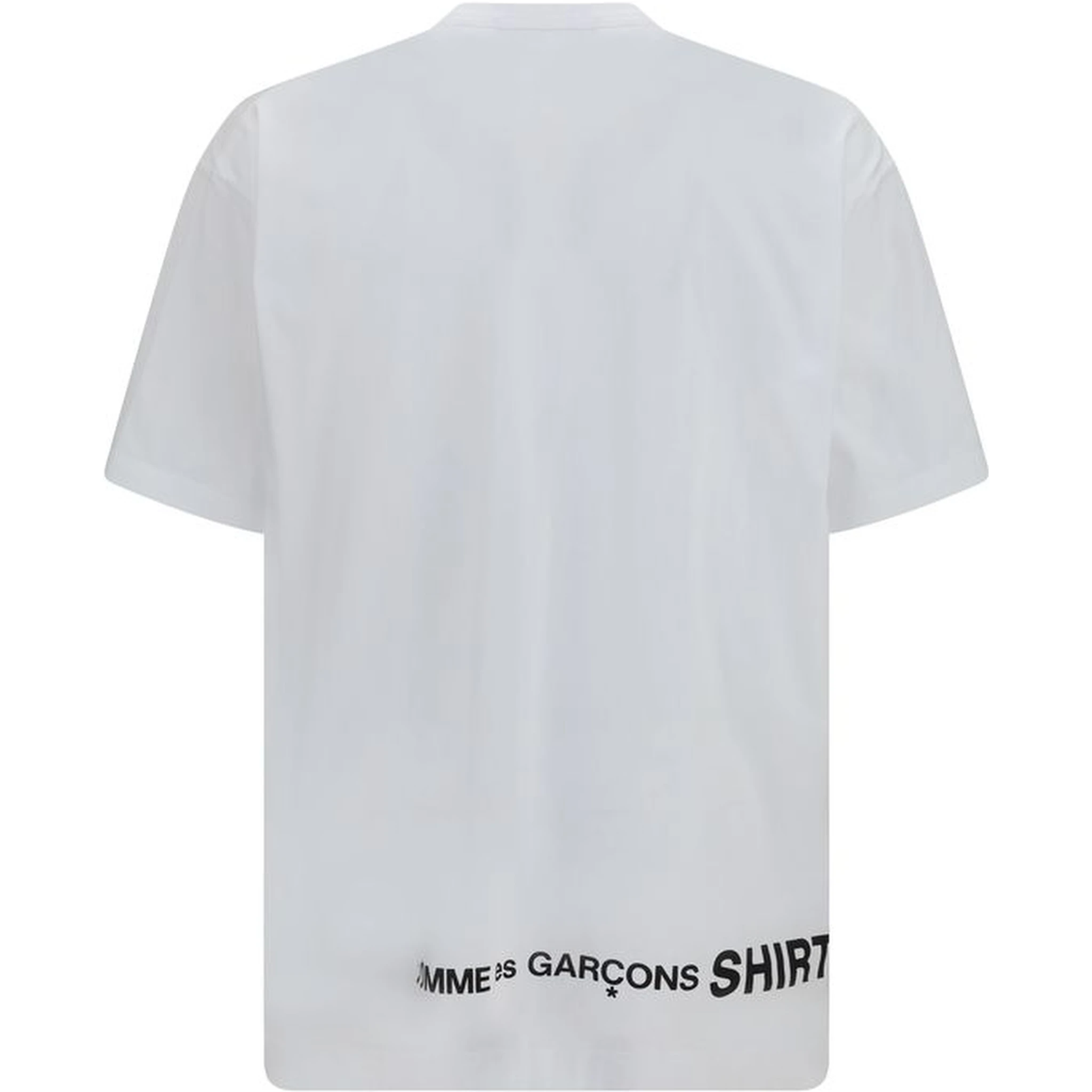 تي شيرت قطني أبيض