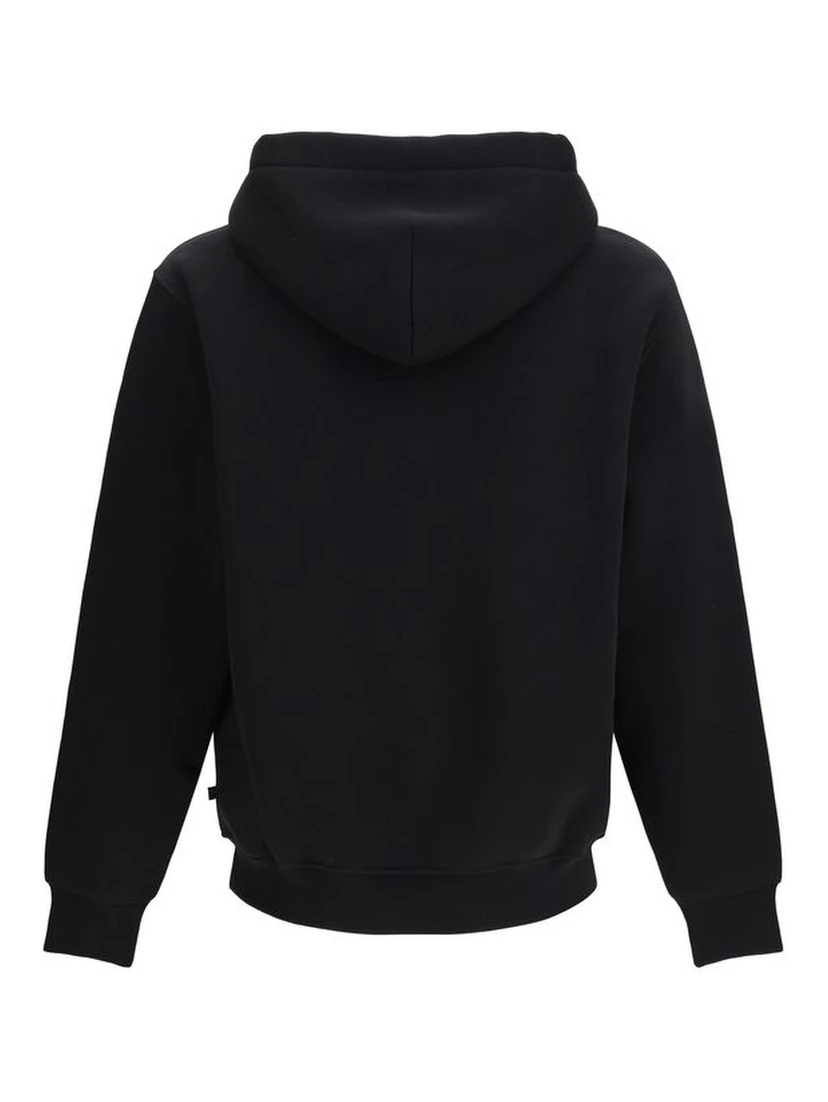 Black Cotton Sweatshirt