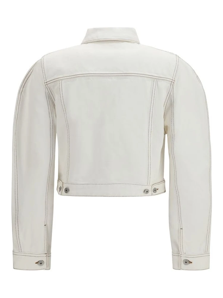 White Cotton Denim Jacket alternative