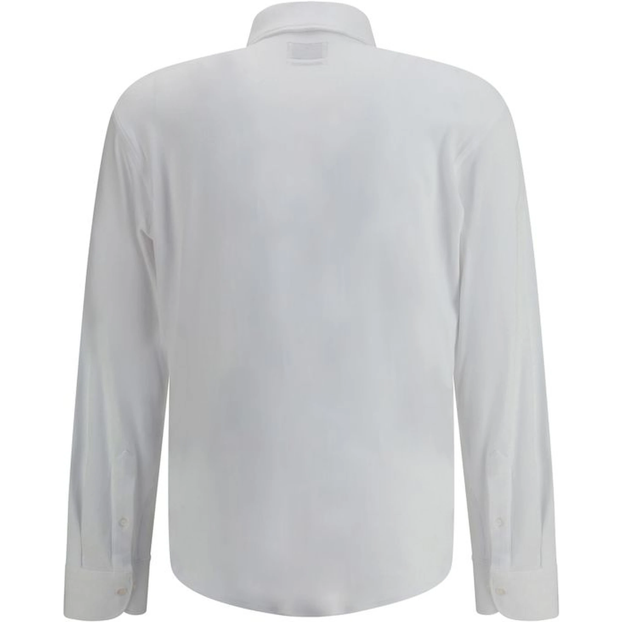 White Cotton Polo Shirt
