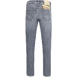 Blue Cotton Slim Fit Jeans
