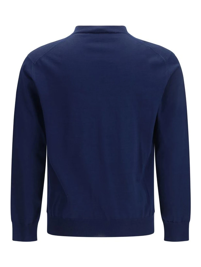 Blue Cotton Sweatshirt