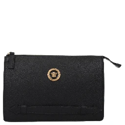 حقيبة يد جلدية سوداء