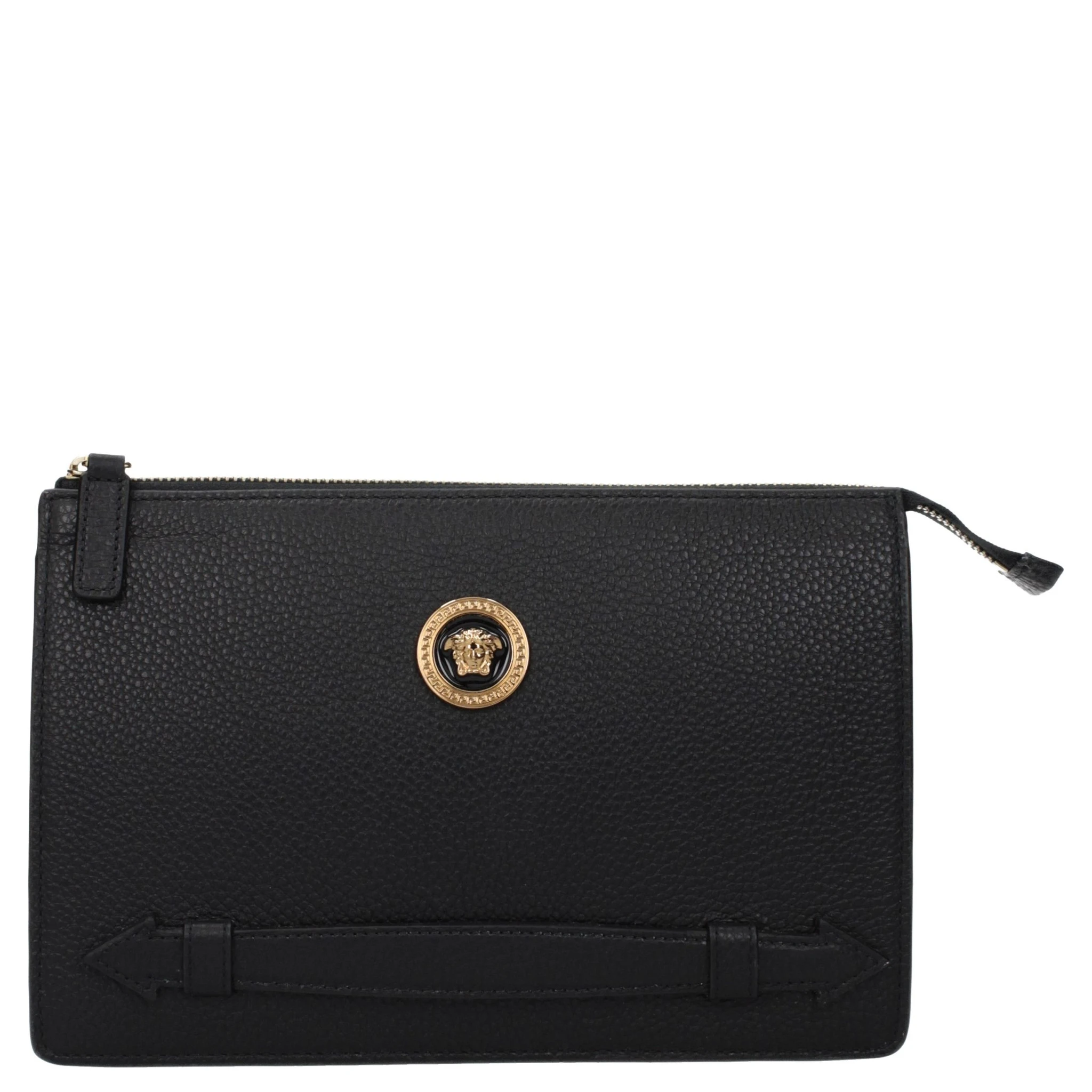 حقيبة يد جلدية سوداء