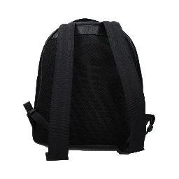 حقيبة ظهر جلدية سوداء