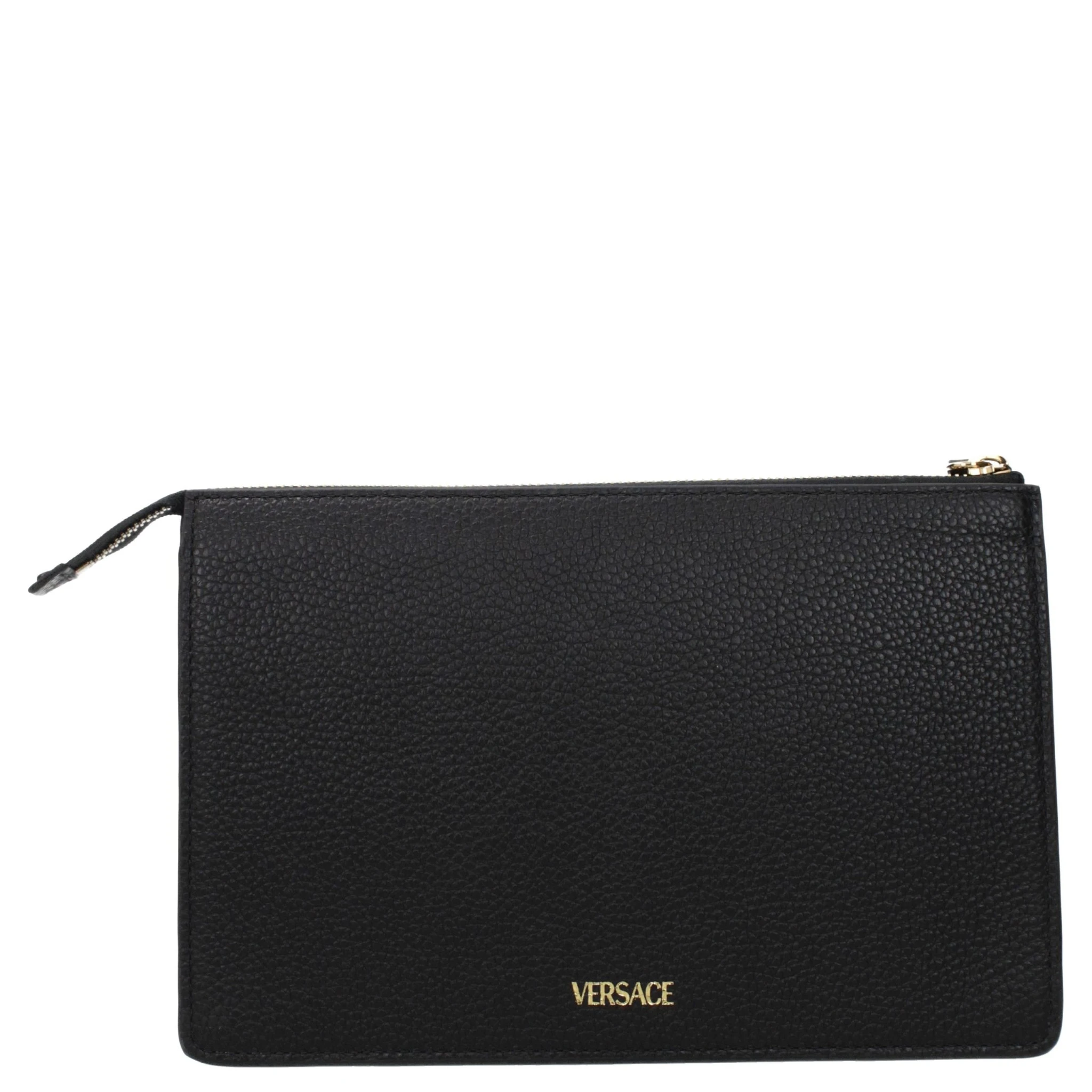 حقيبة يد جلدية سوداء