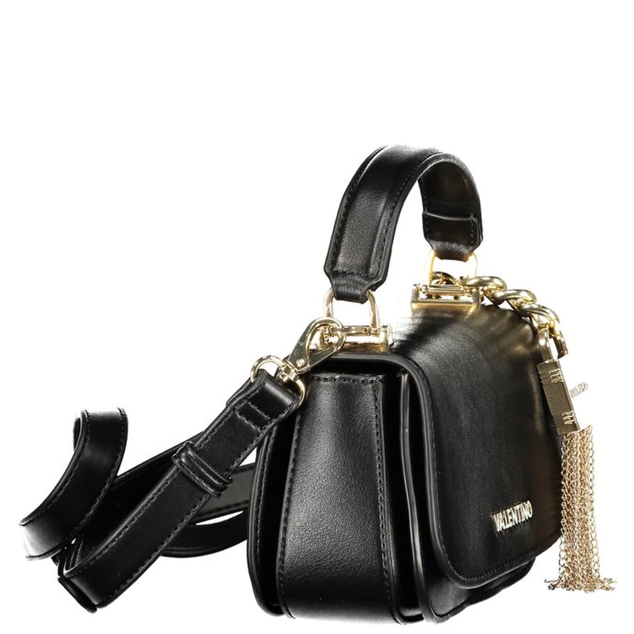 حقيبة يد من البولي إيثيلين الأسود