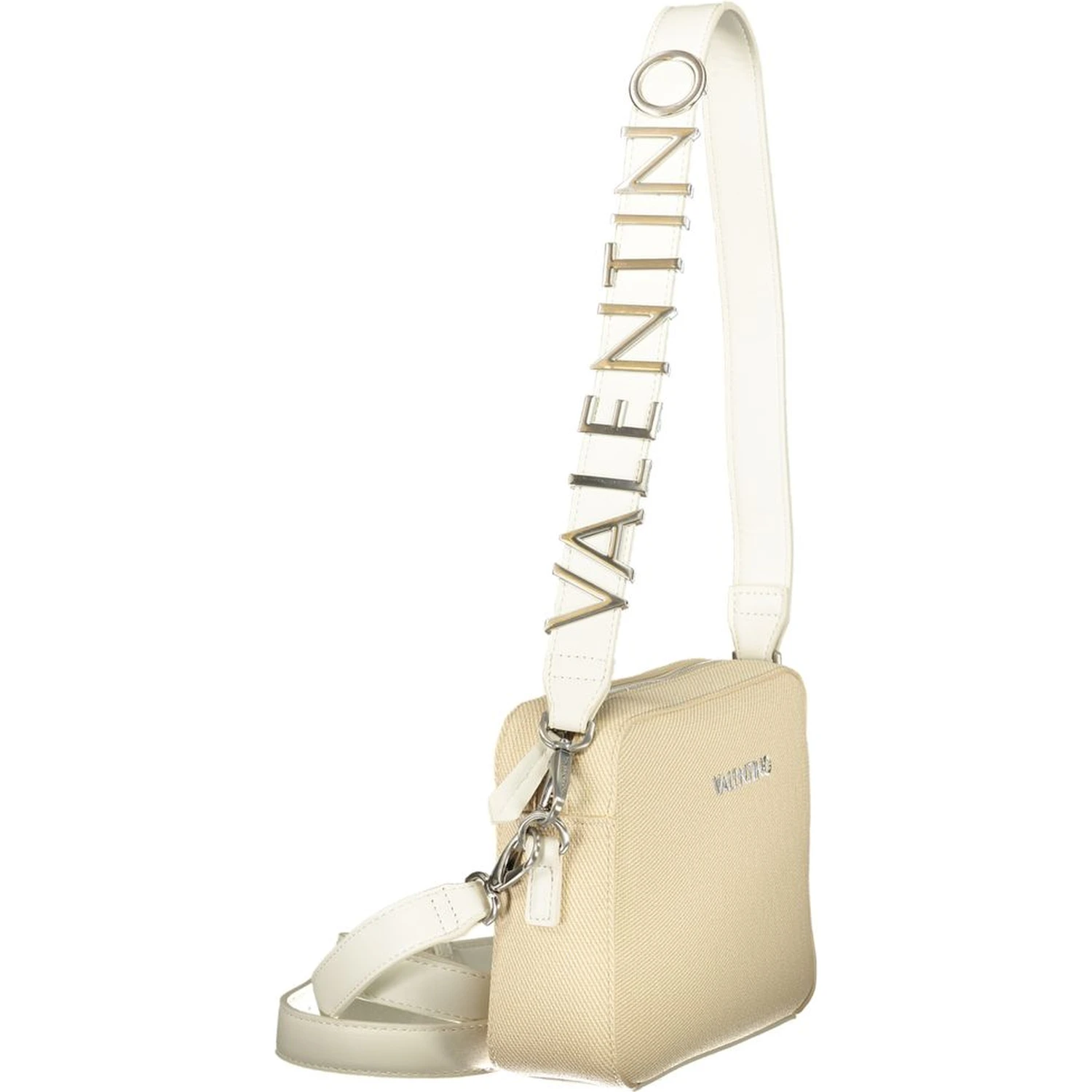 Beige Polyethylene Handbag