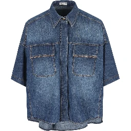 قمصان برونيلو كوتشينيللي باللون الأزرق