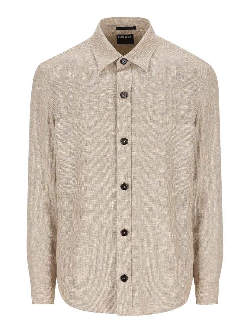 ZEGNA Shirts Beige