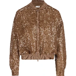 جاكيتات برونيلو كوتشينيلي بنية اللون