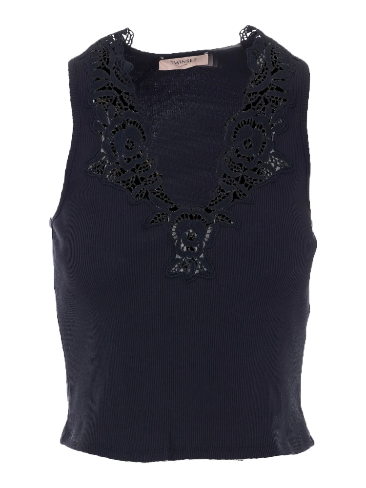 Twin-set T-shirts and Polos Black