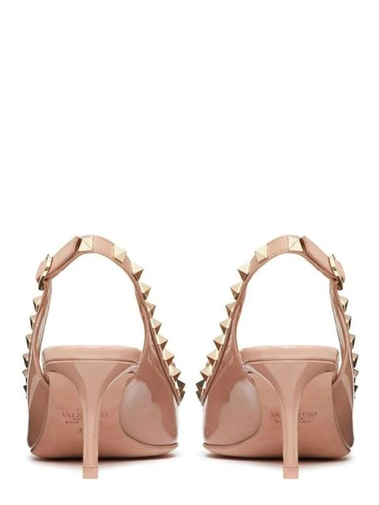 Beige Calfskin High Heel Pumps alternative