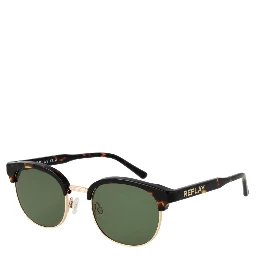 نظارات شمسية معدنية بنية اللون