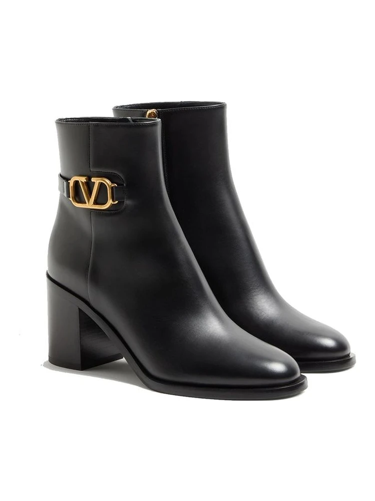 Black Calfskin Ankle Boots alternative