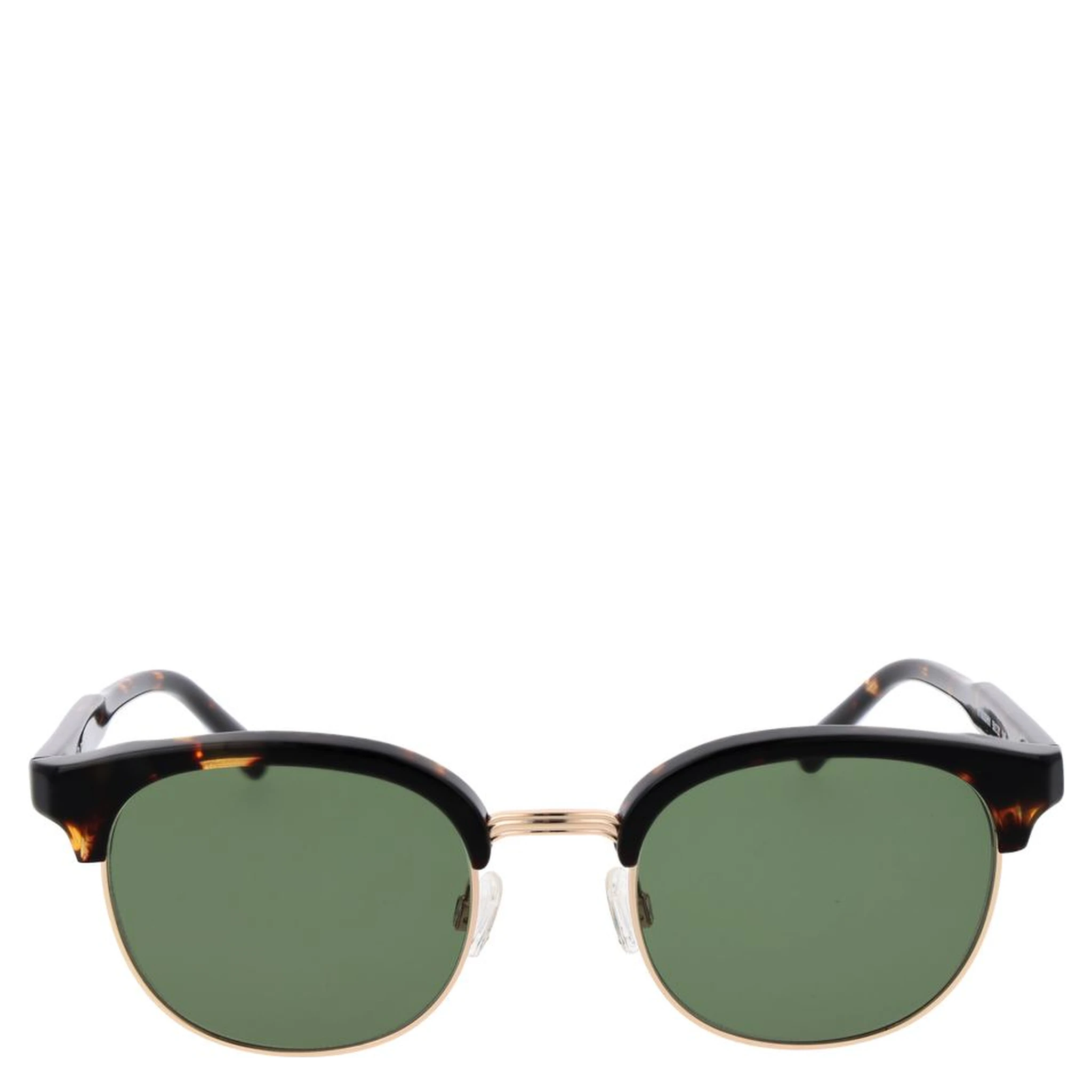 نظارات شمسية معدنية بنية اللون