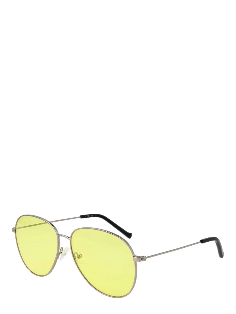 Silver Metal Sunglasses