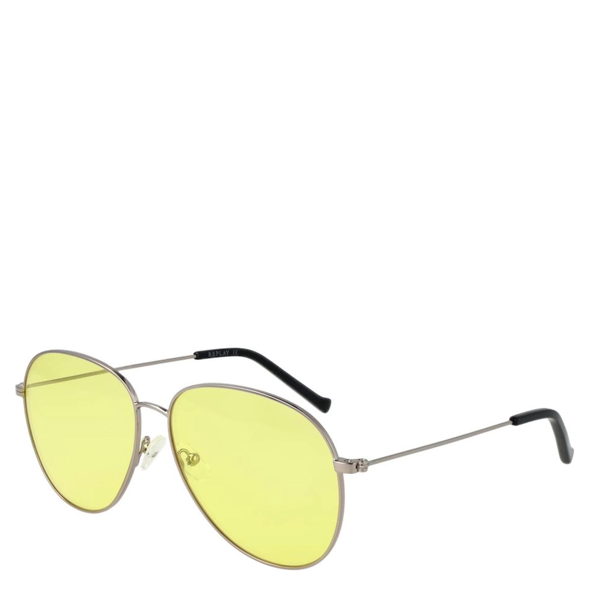 Silver Metal Sunglasses