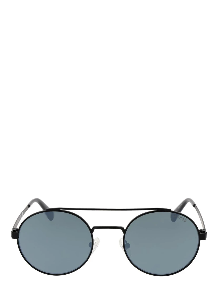 نظارات شمسية معدنية سوداء